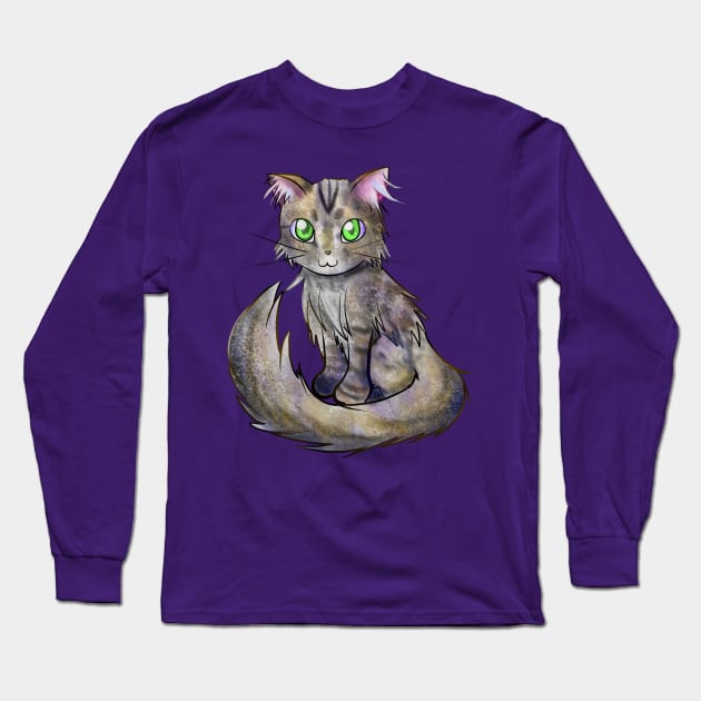 Cat Long Sleeve T-Shirt by Yennie Fer (FaithWalkers)